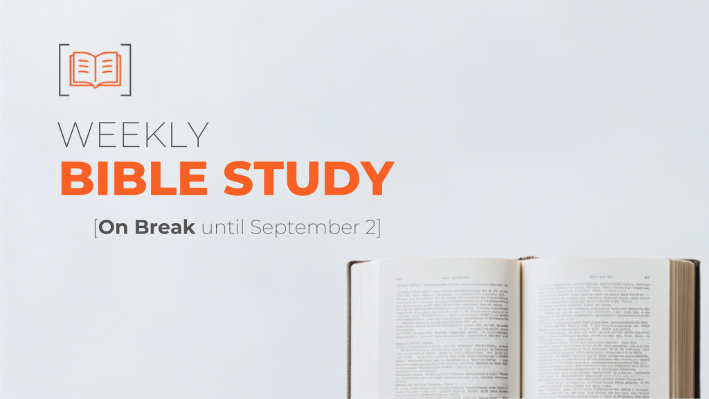 Wednesday Noon Day Bible Study